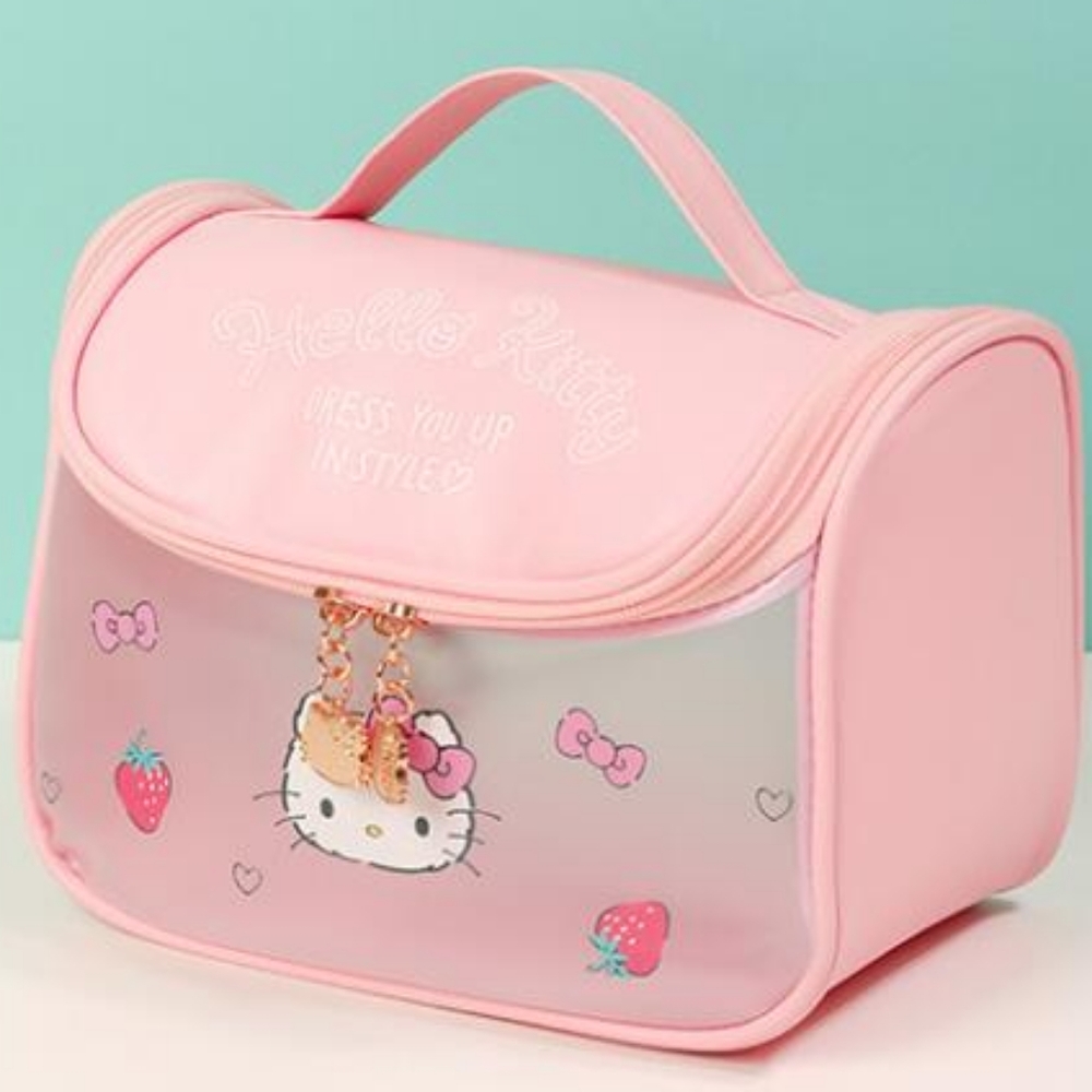 Hello Kitty makeup bag.